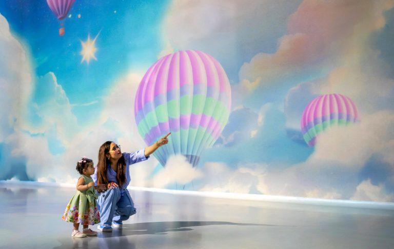 Families taking part in a Multi-Sensory Tots class at Frameless