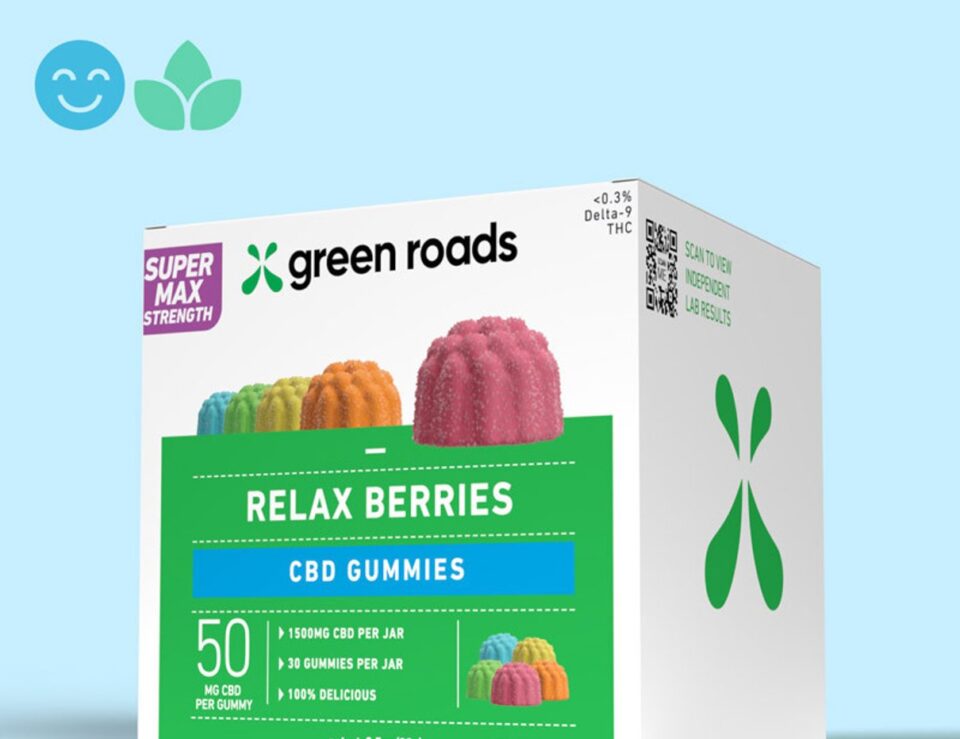Green Roads Super Max Strength CBD Relax Berries package