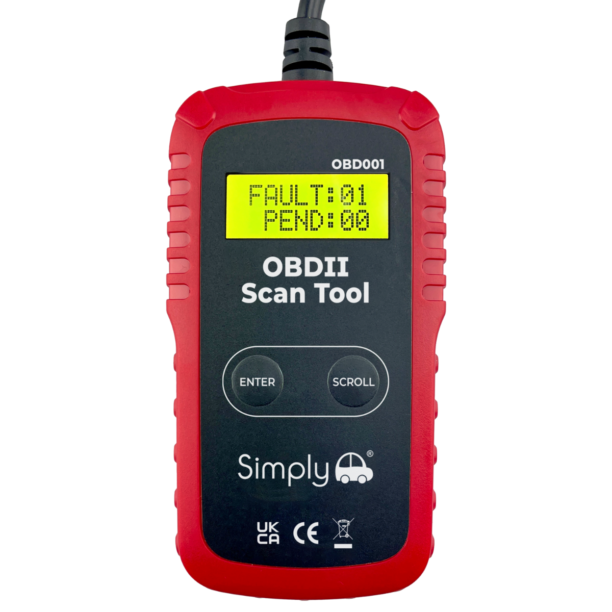 SIMPLY OBDII fault code reader and scanner