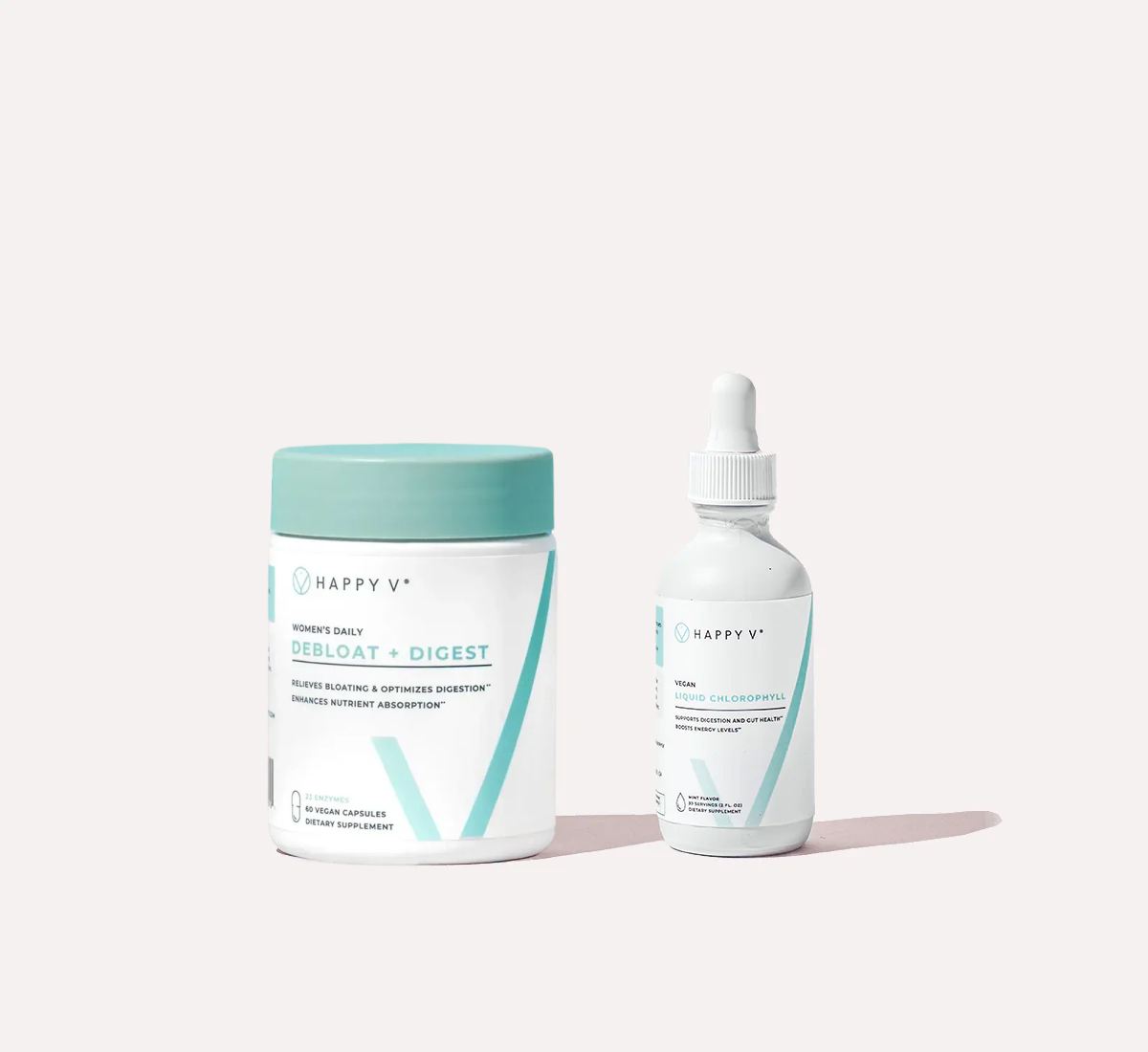 Happy V Green Gut Kit bundle on a neutral background