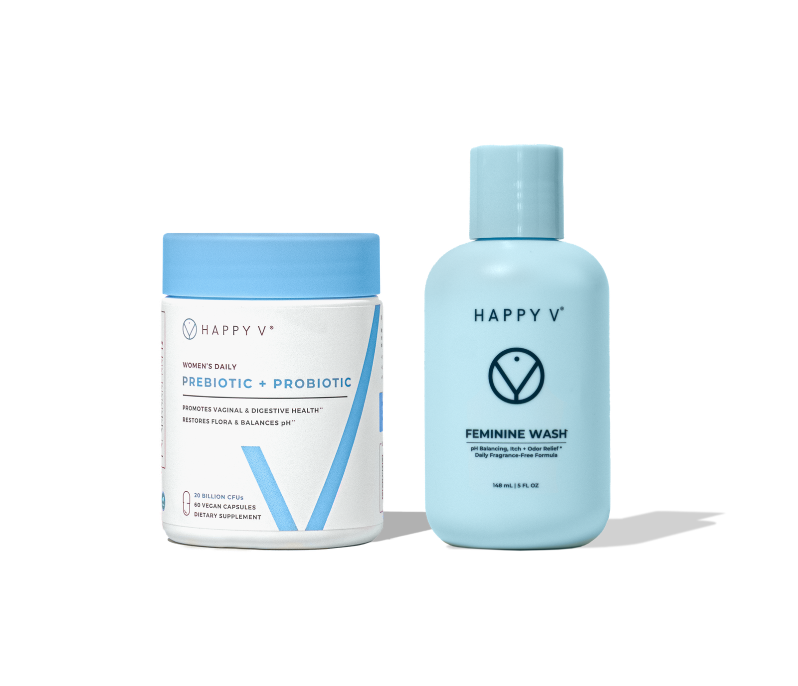 Happy V pH Balance Kit products displayed together
