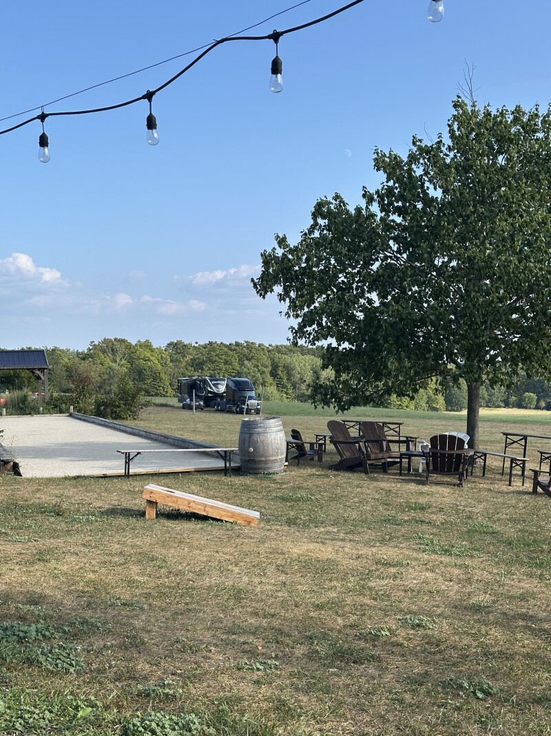RV stay at a northern Michigan farm winery and brewery