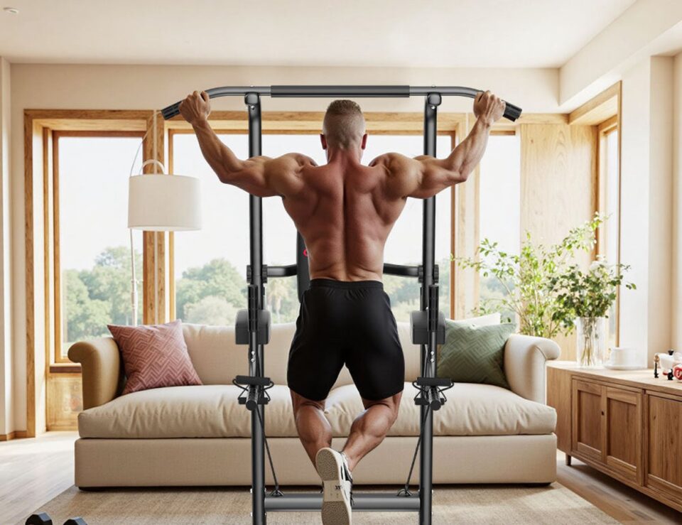 Home Fitness Code multifunctional power tower