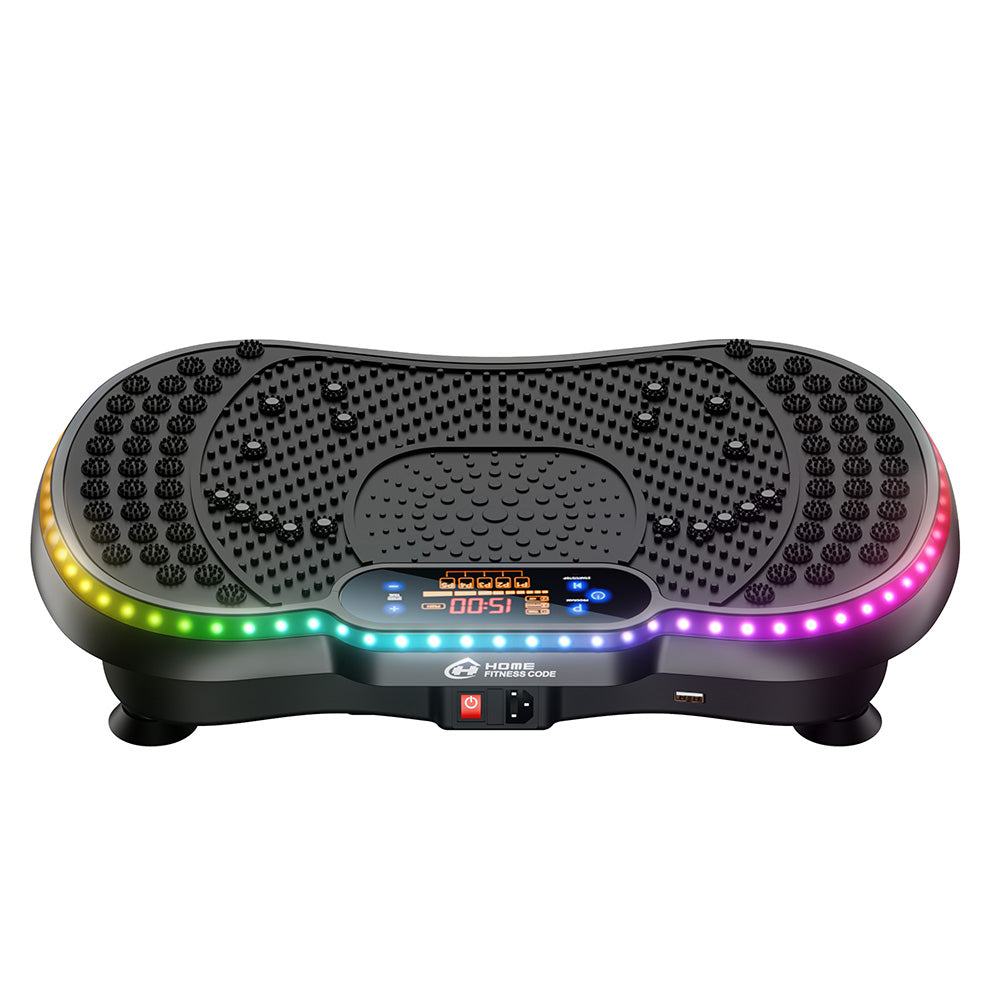 Home Fitness Code Vibration Plate C1 with LED lighting