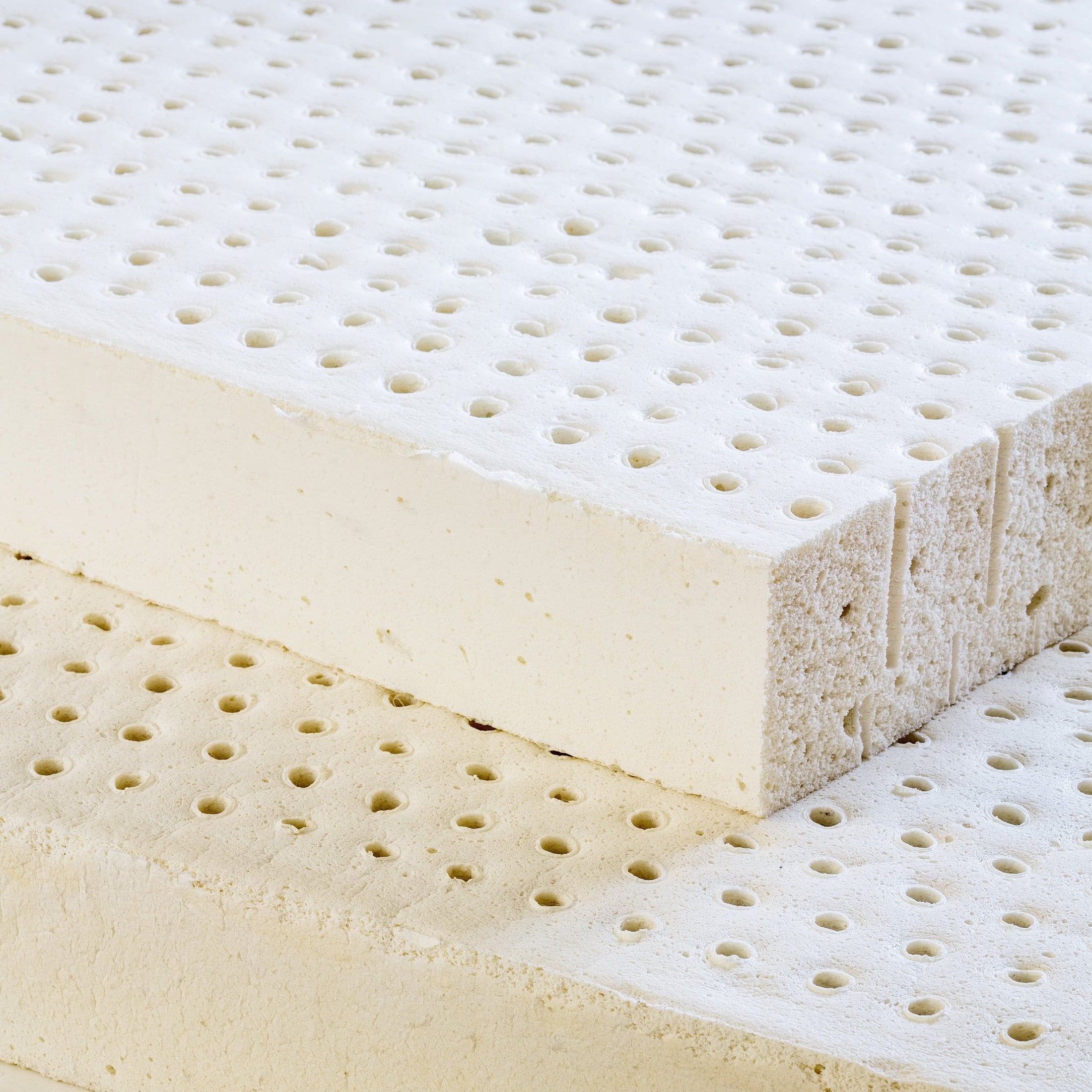 Natural latex mattress layers from Latex Mattress Factory