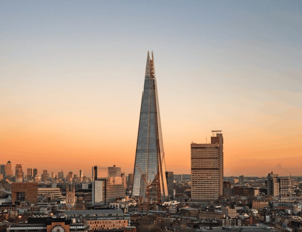 London skyline with The Shard