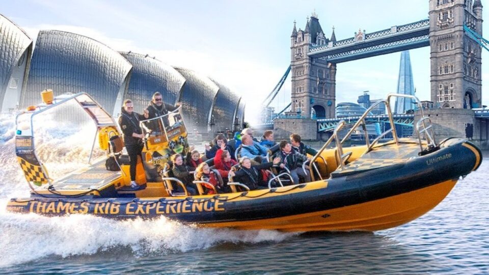 London landmarks viewed during a Thames RIB experience