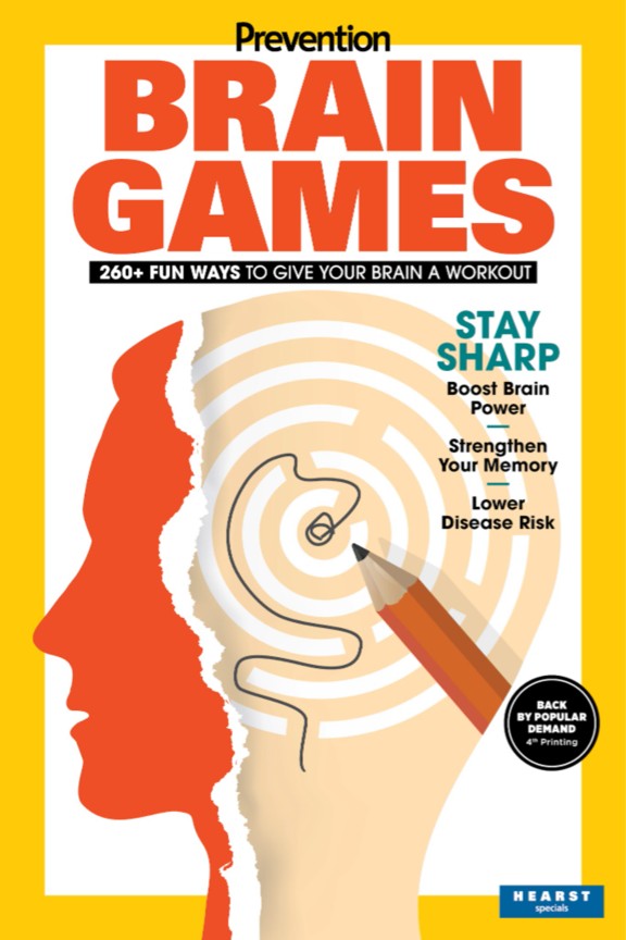 Cover of Prevention Brain Games activity book