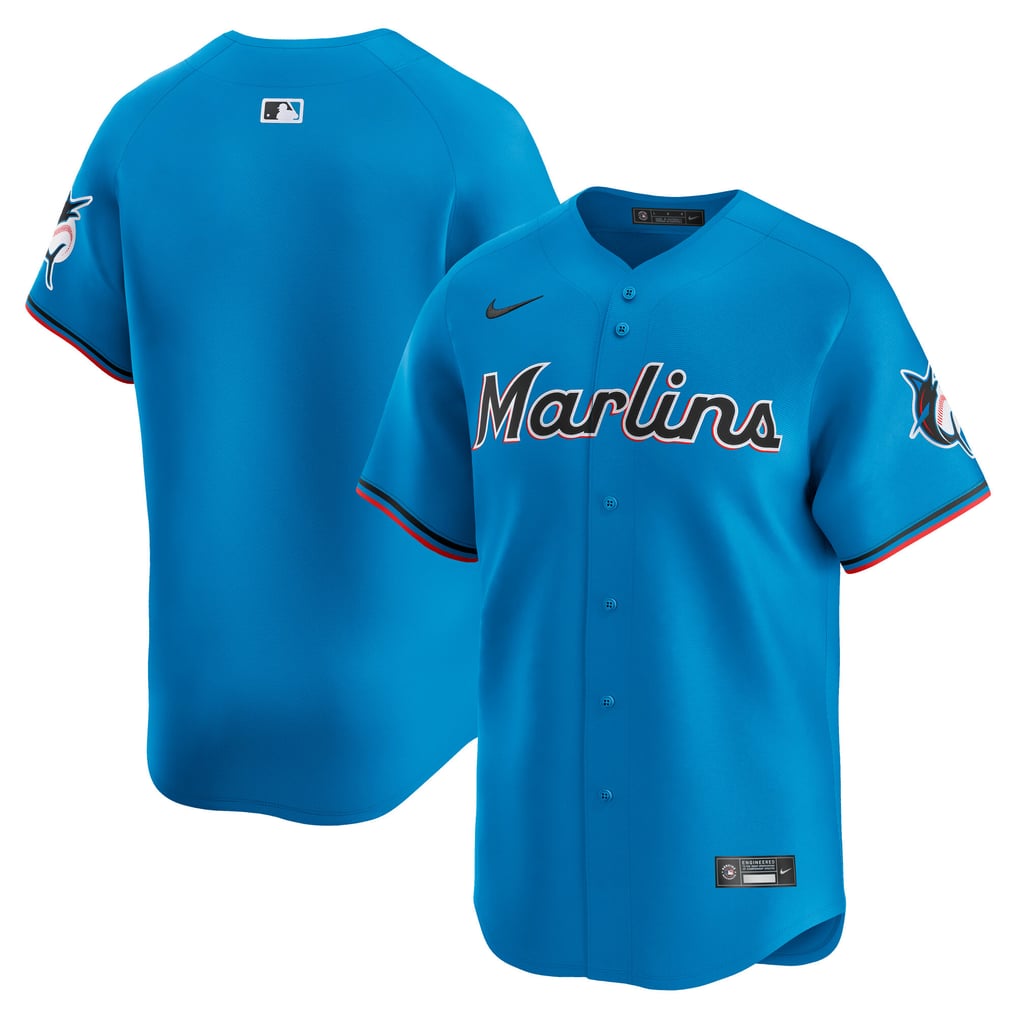 Jersey Nike azul Miami Marlins Limited
