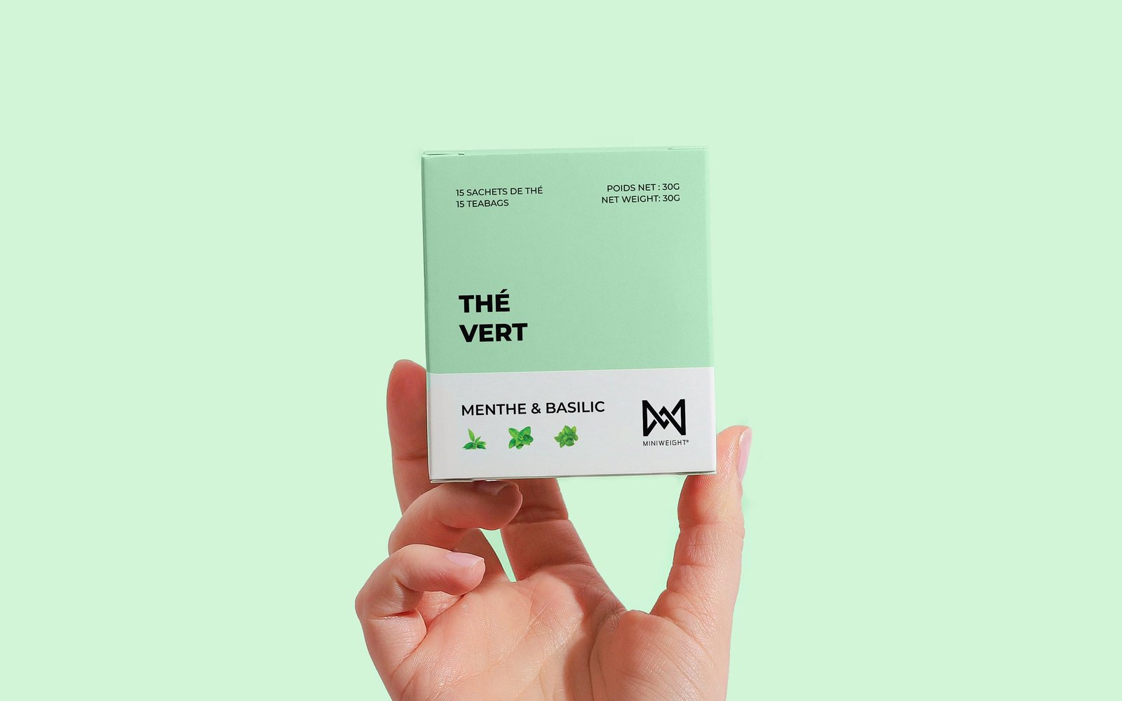 Thé Antioxydant Menthe Yuzu Basilic de Miniweight