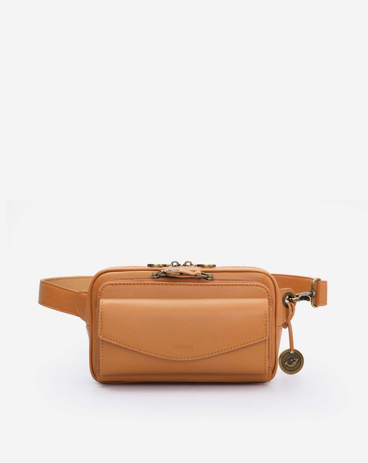 Halia leather belt bag