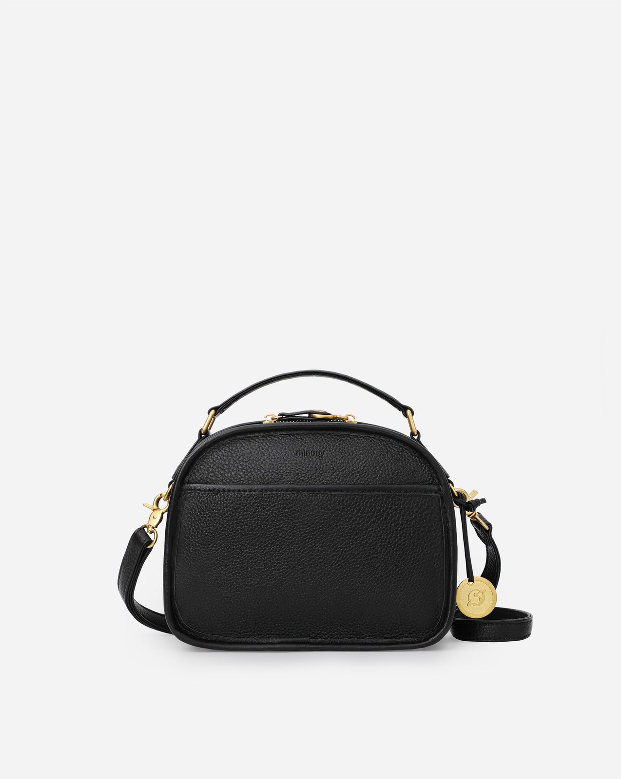Nemesis full-grain leather camera crossbody bag