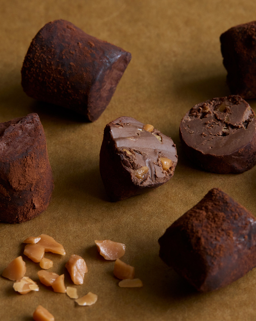 MUJI chocolate and food products arranged for gifting