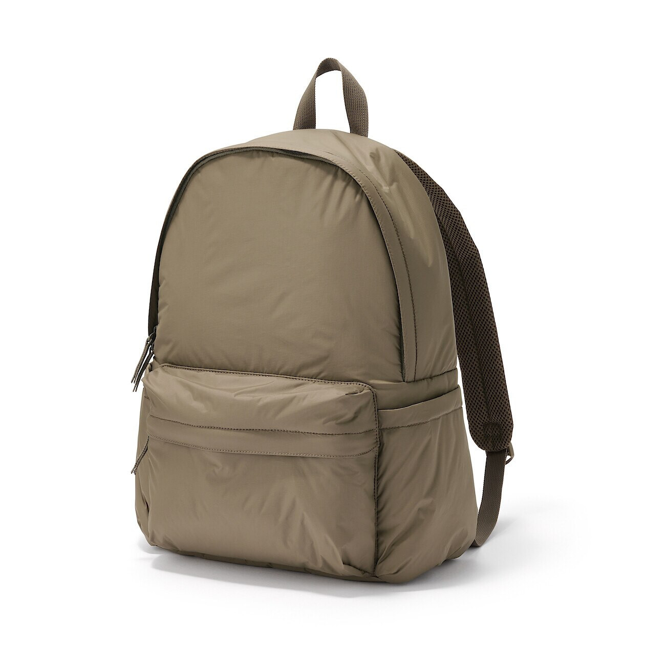 MUJI recycled nylon water-repellent padded backpack