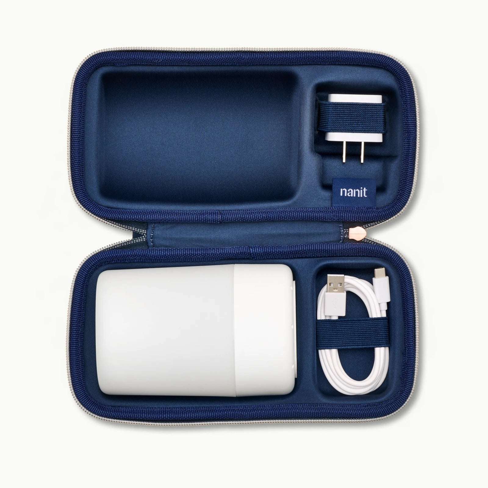Nanit Sound and Light Travel Case prepared for portable use