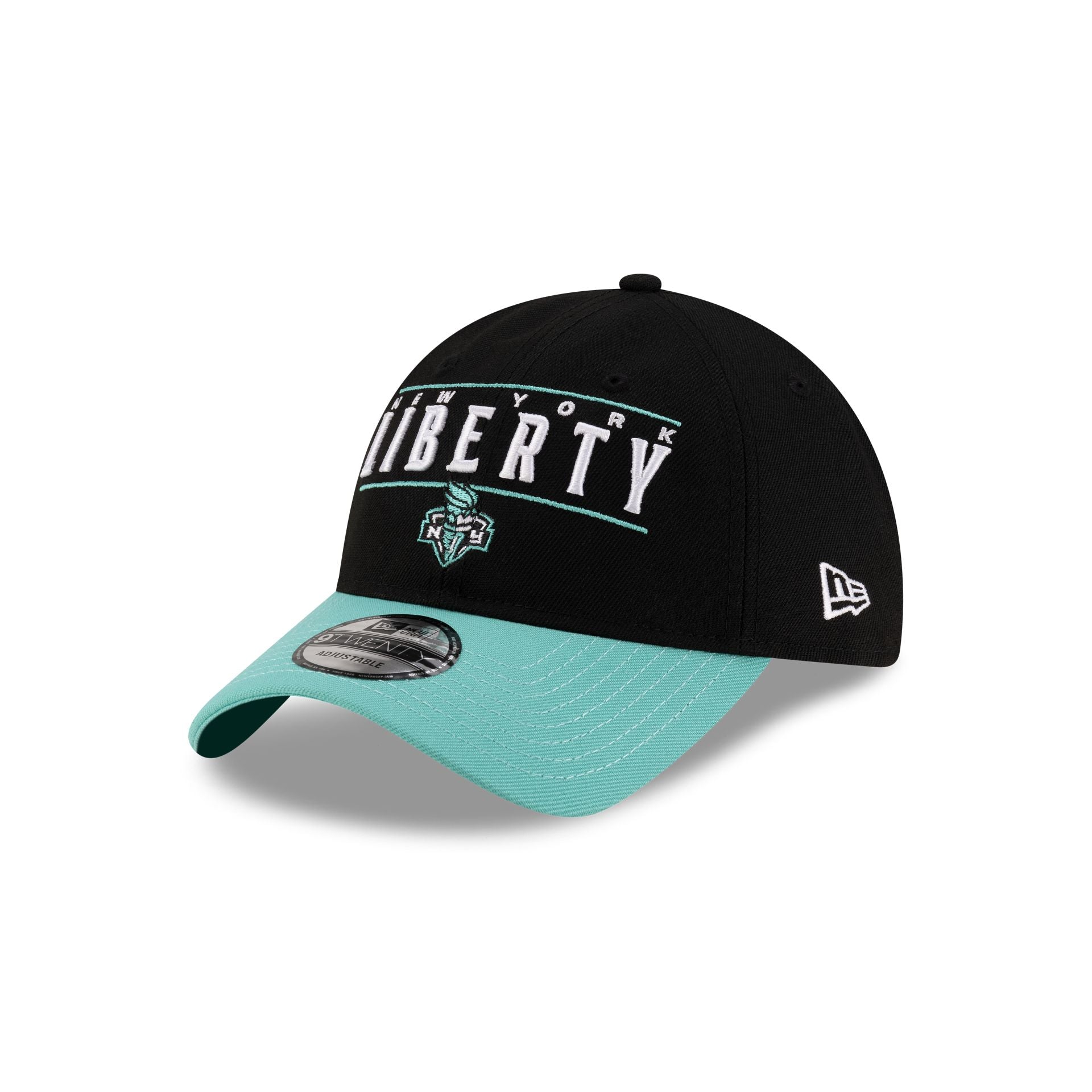 Black and teal New York Liberty New Era Draft 9TWENTY cap