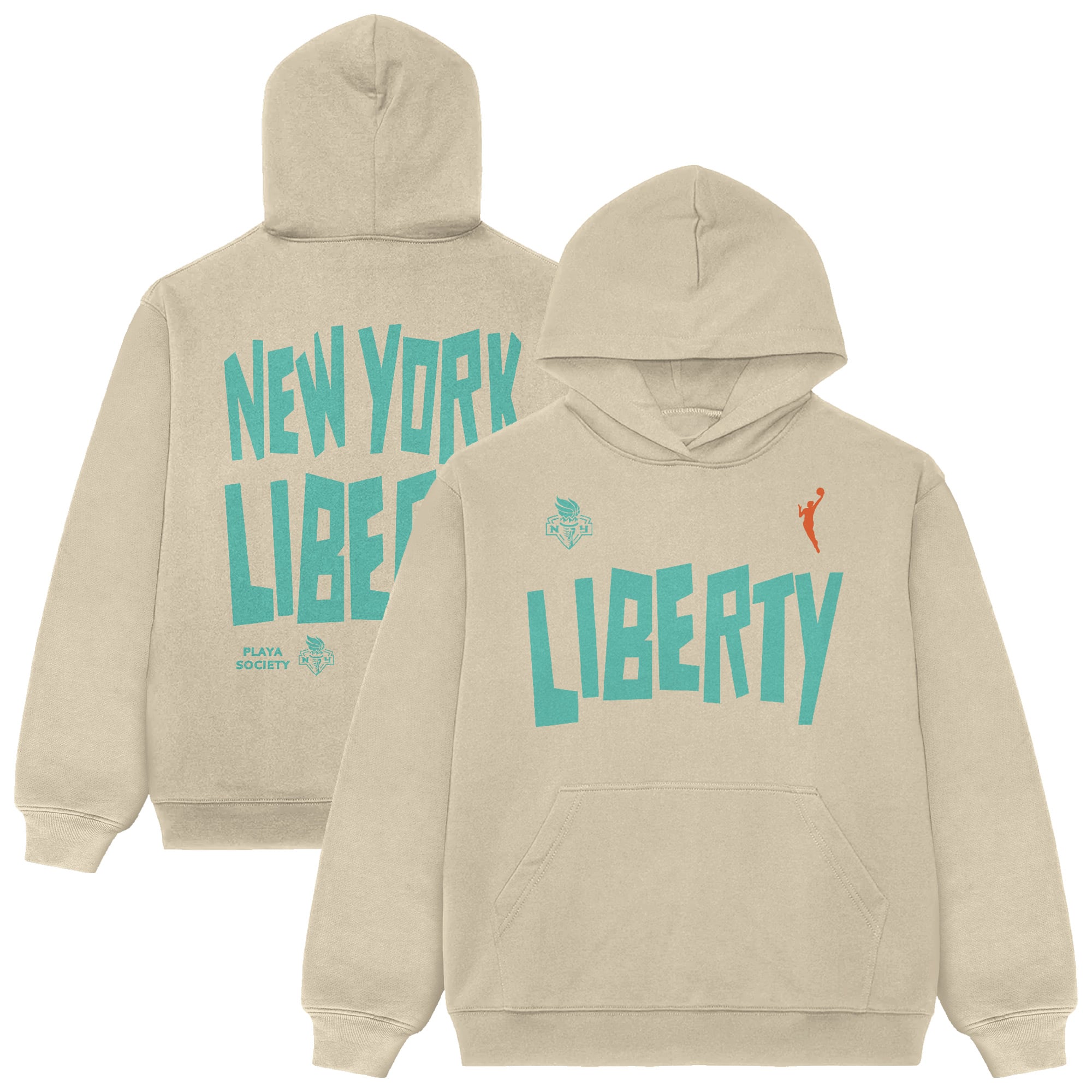 Oatmeal Playa Society New York Liberty Established Hoodie