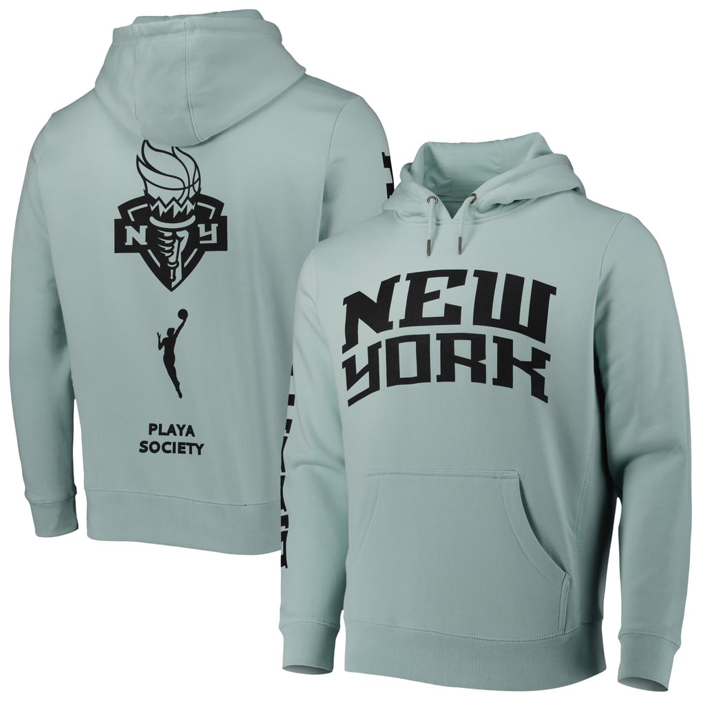 Aqua Playa Society New York Liberty pullover hoodie