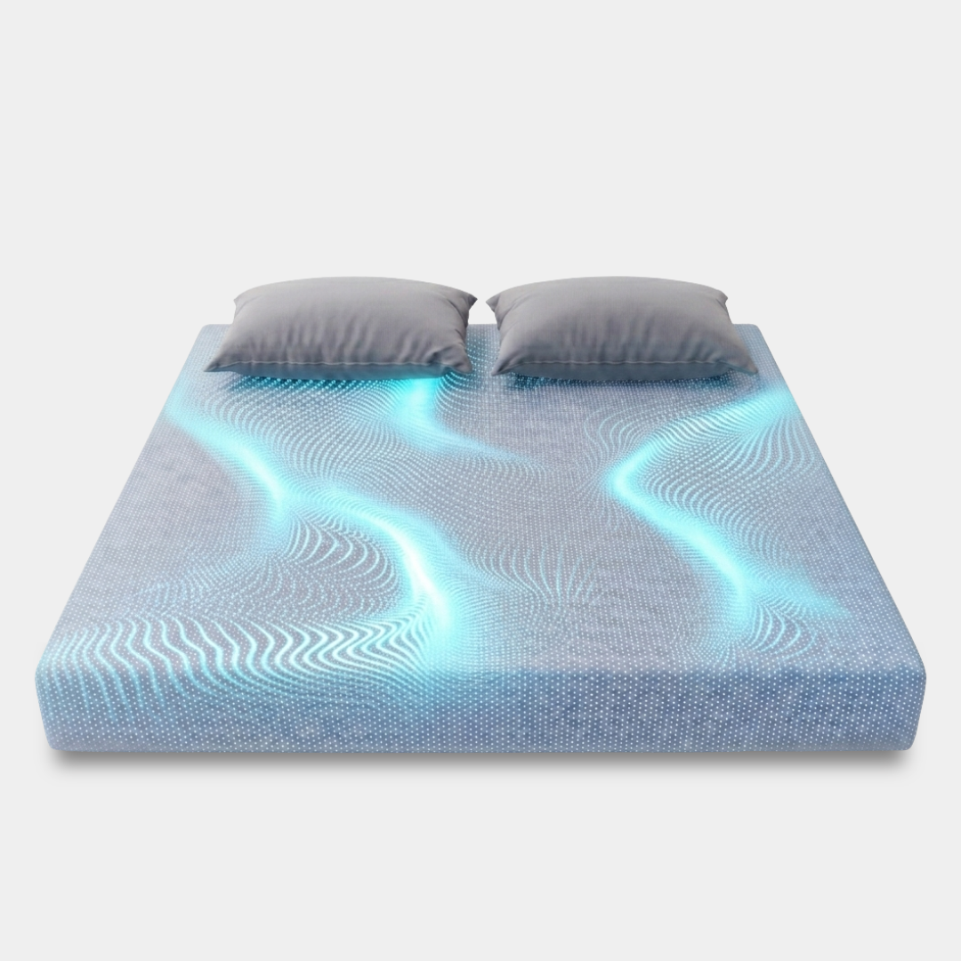 Novaa Grounding Sheet arranged on a bed