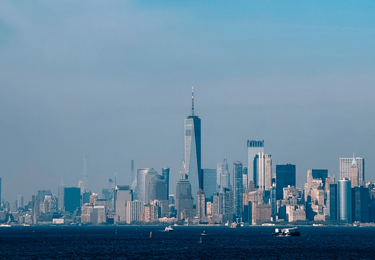 Lower Manhattan skyline