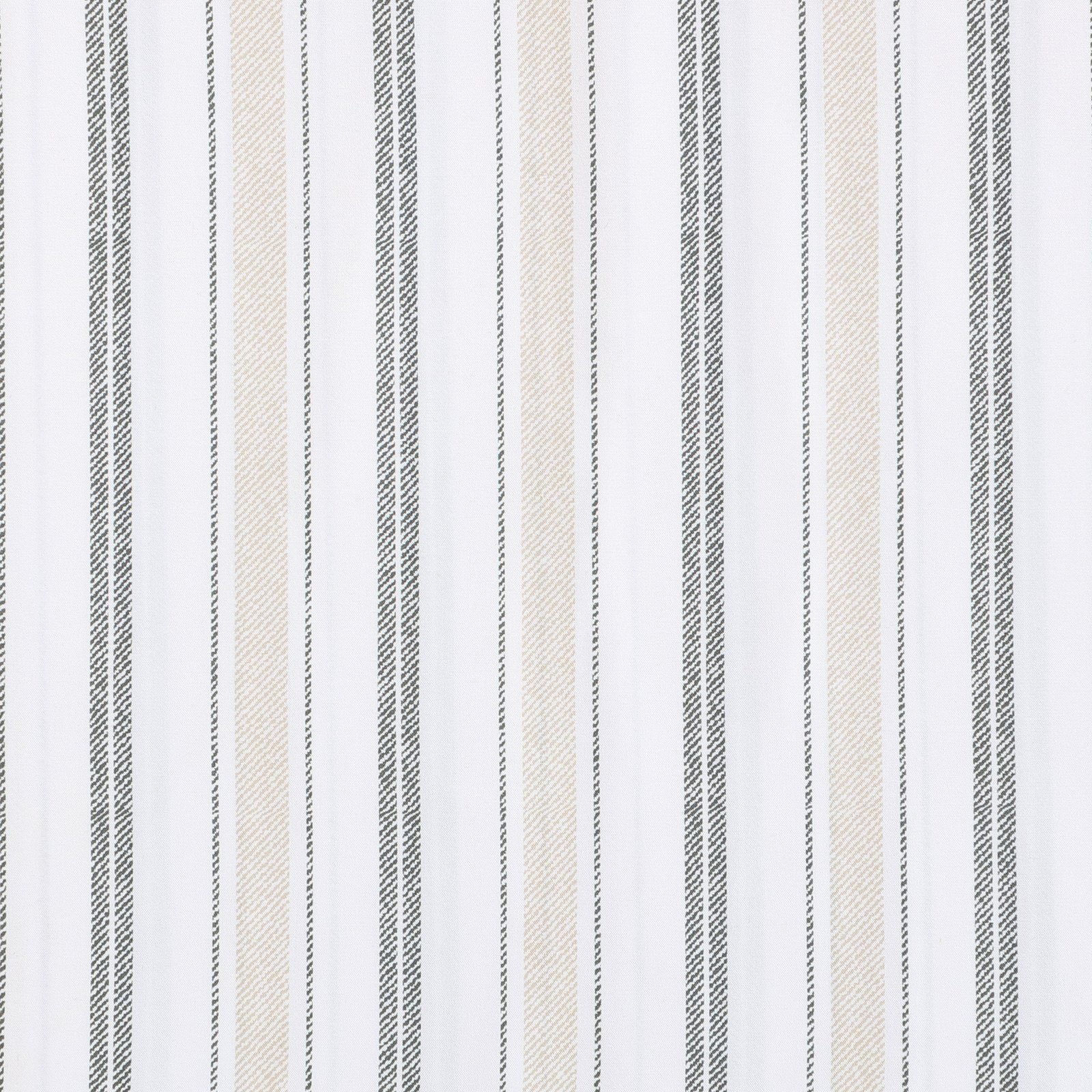Neutral Twill Stripe sheet set stacked