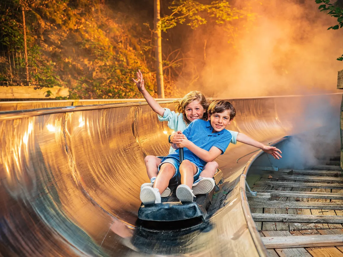 Attraction Bobslee à Plopsa Ardennes