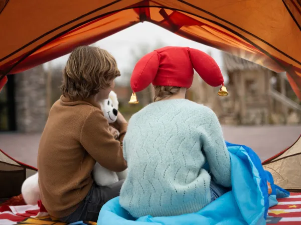 Hébergement de glamping au Plopsaland Basecamp