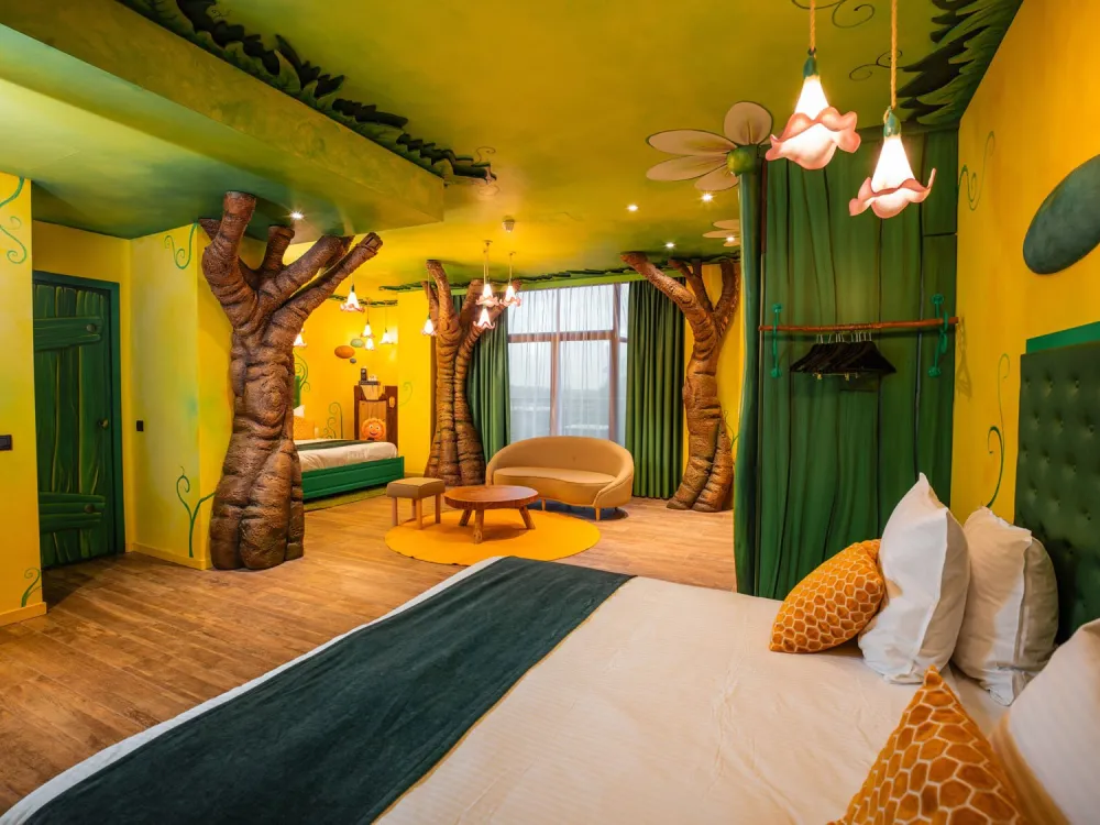 Suite thématique Maya de Bij au Plopsaland Theater Hotel