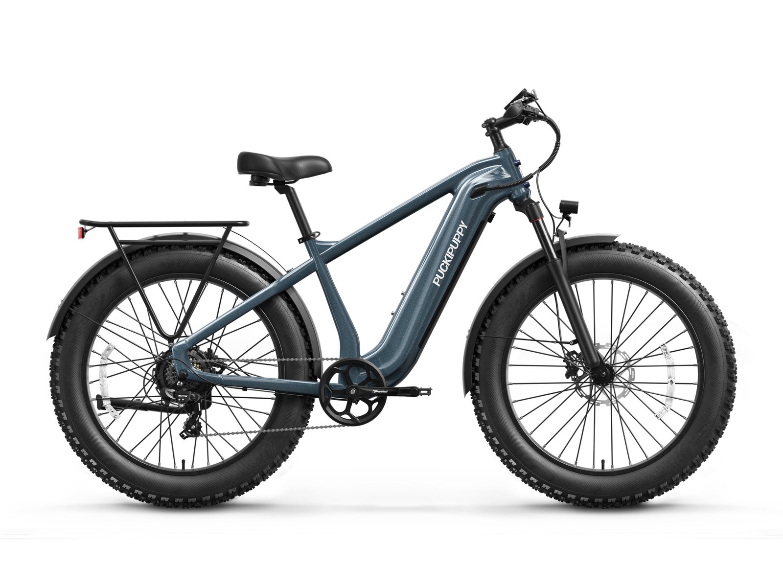 Puckipuppy Beagle 2 e-bike in metallic gray