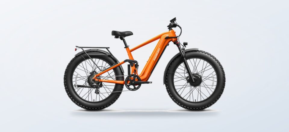 Puckipuppy GoldenR Pro electric bike in orange