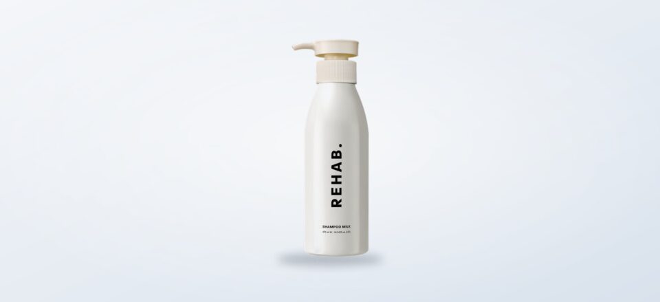 REHAB Your Hair Shampoo Milk bottle