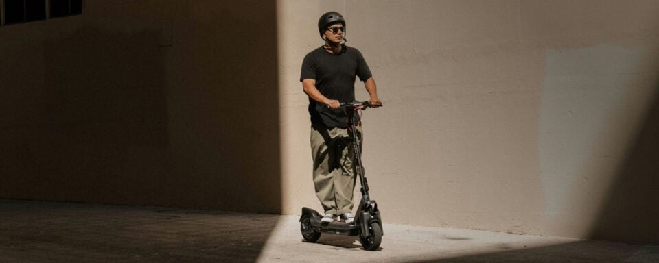 Segway MAX G3 Plus electric scooter in a wide product scene
