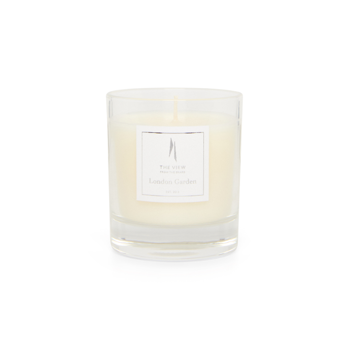 Shard London Garden Candle in its glass jar