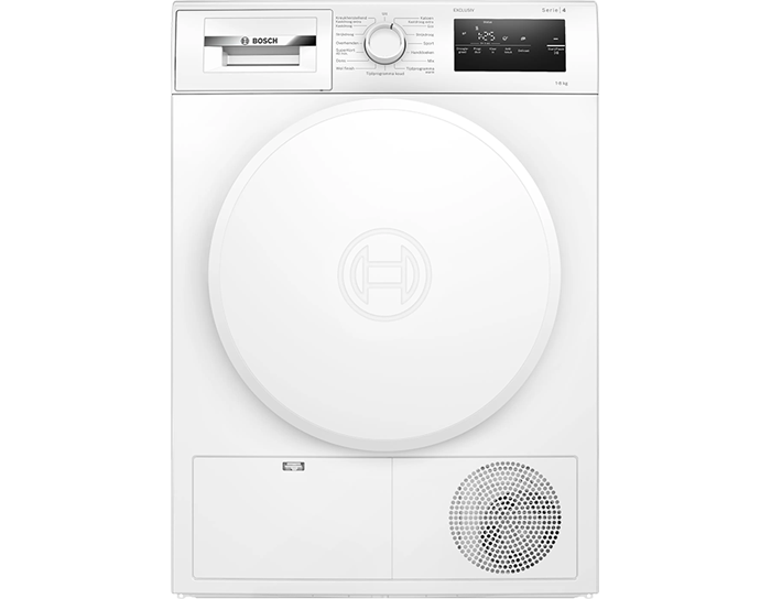 LG warmtepompdroger met donkere deur