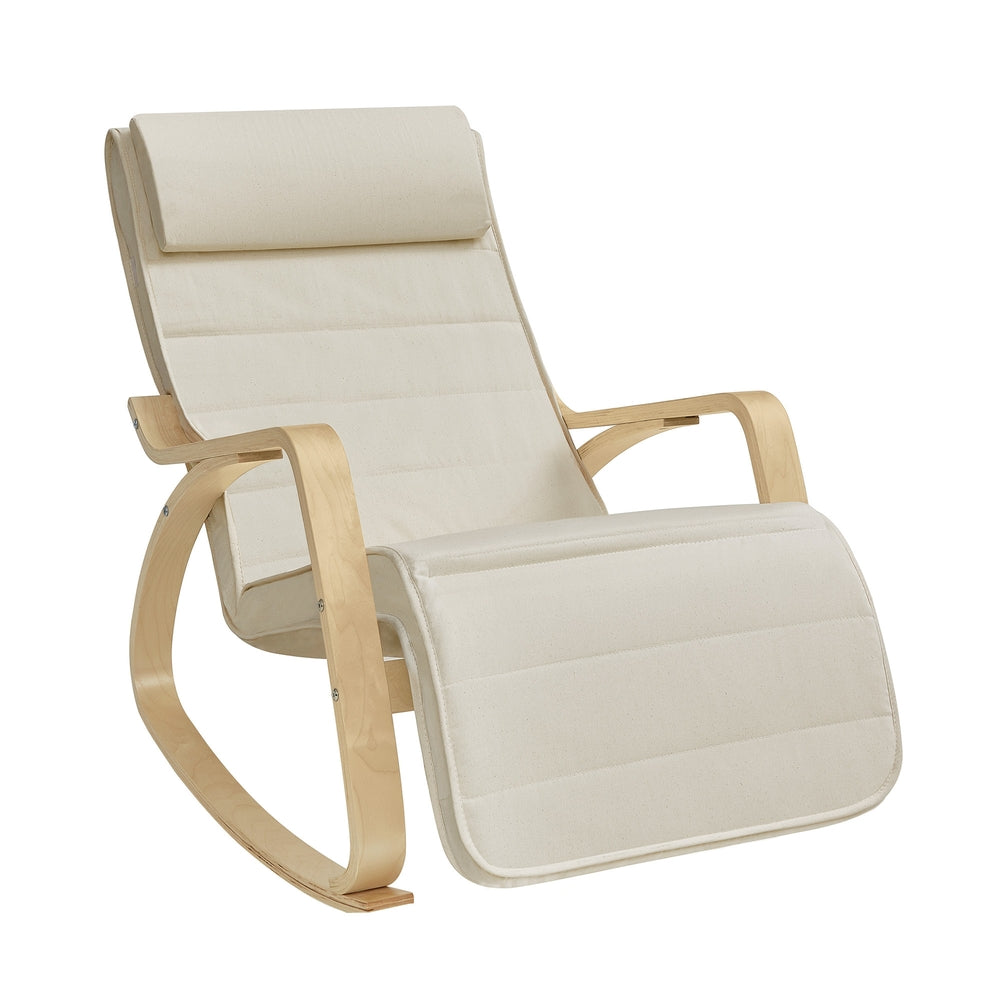 Fauteuil à bascule Songmics réglable