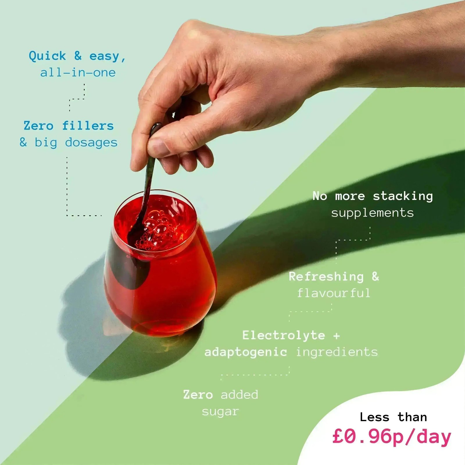 Spacegoods Hydro Dust in a lifestyle setting