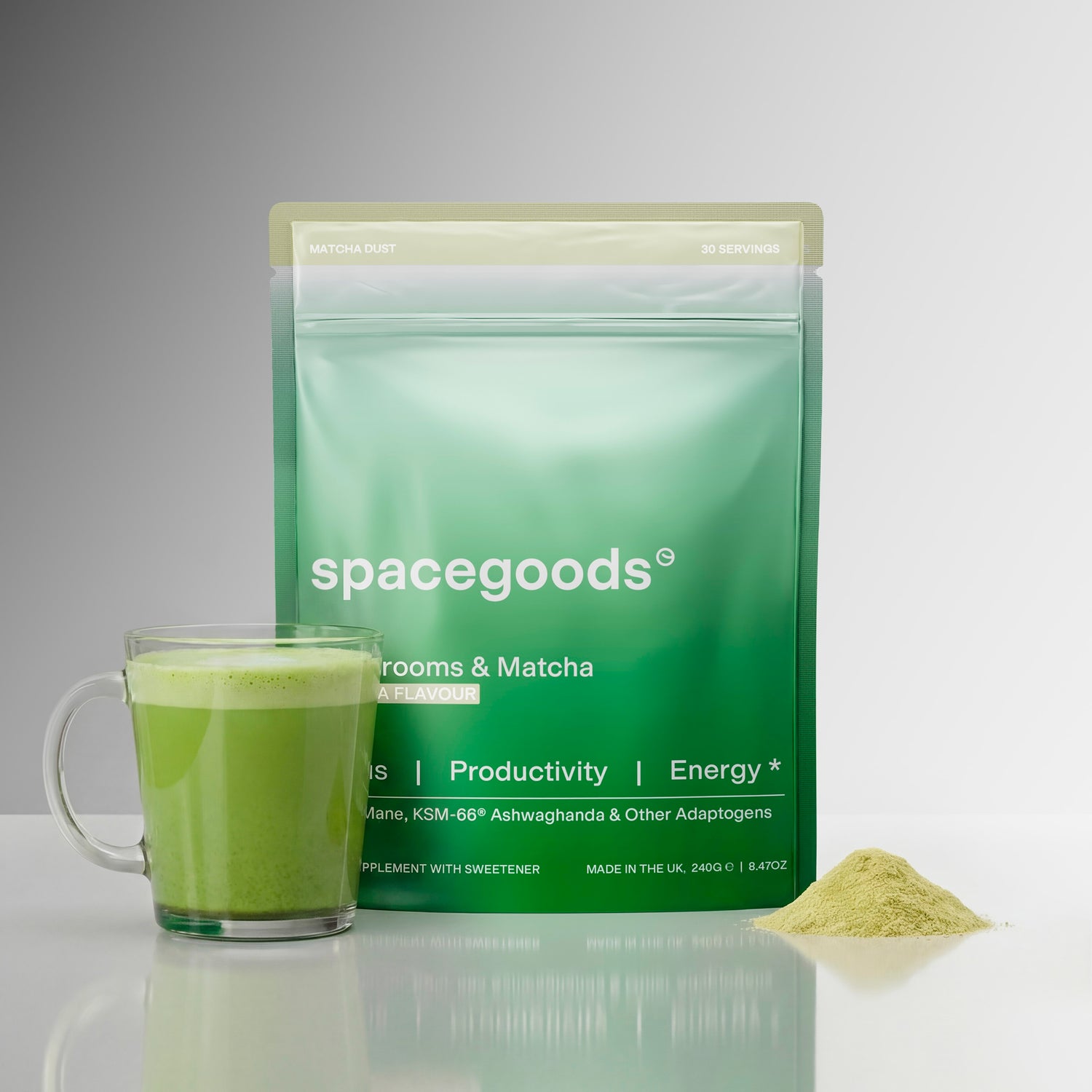 Spacegoods Matcha Dust product scene