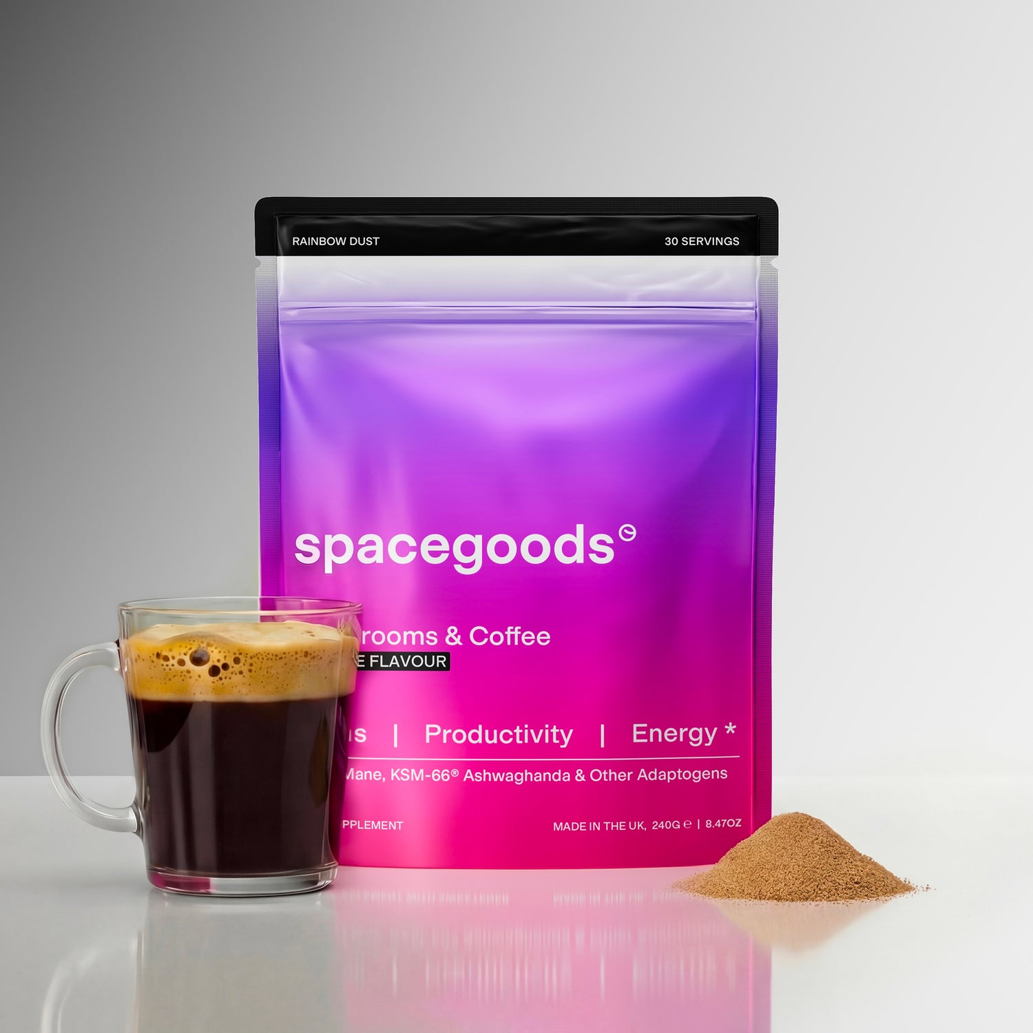 Spacegoods Rainbow Dust coffee blend scene