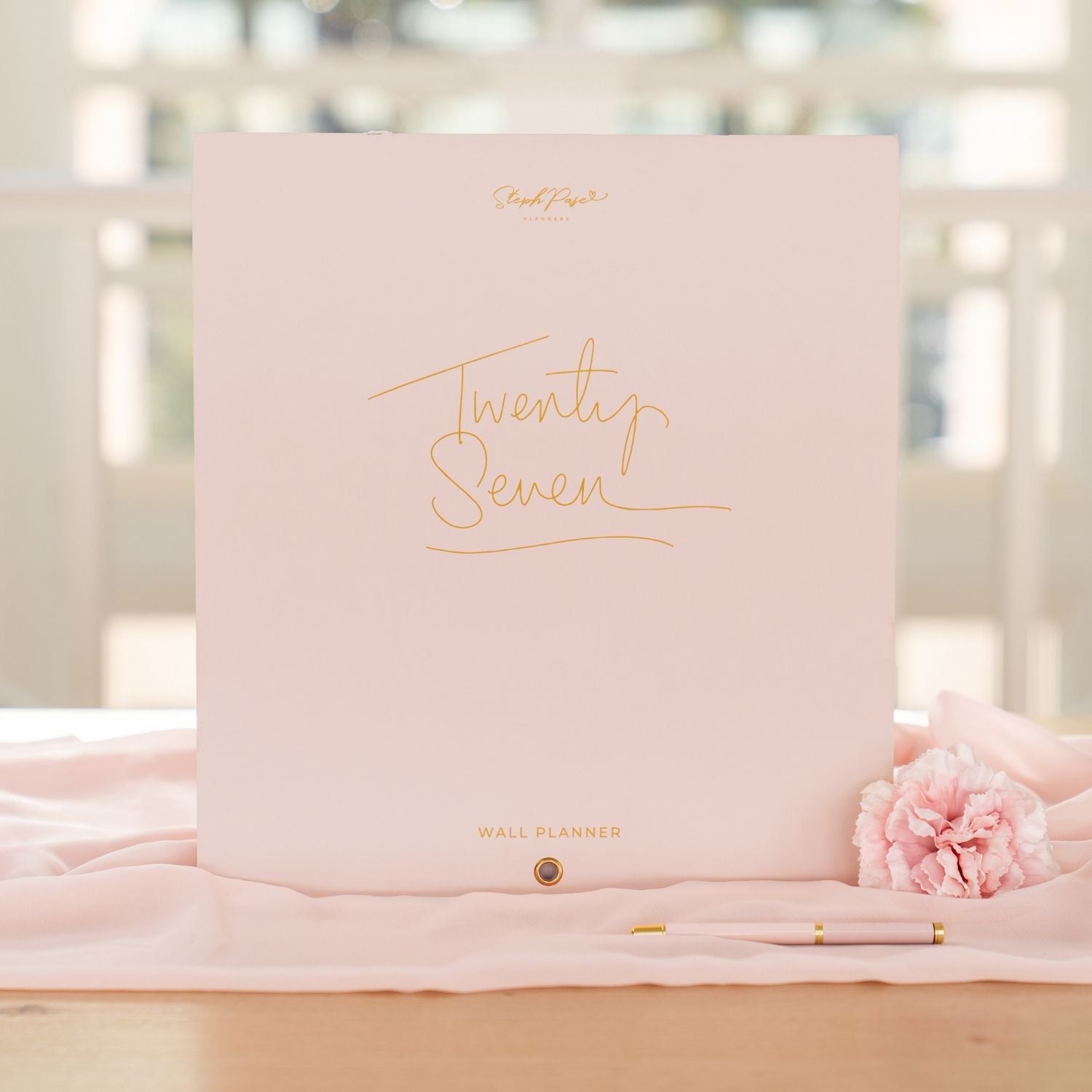 2027 Family Wall Planner in blush