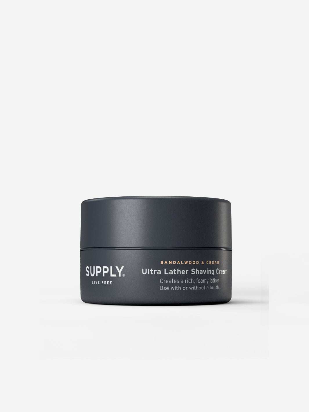 Supply Ultra Lather Shaving Cream container