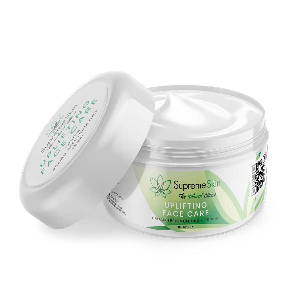 Uplifting face care jar