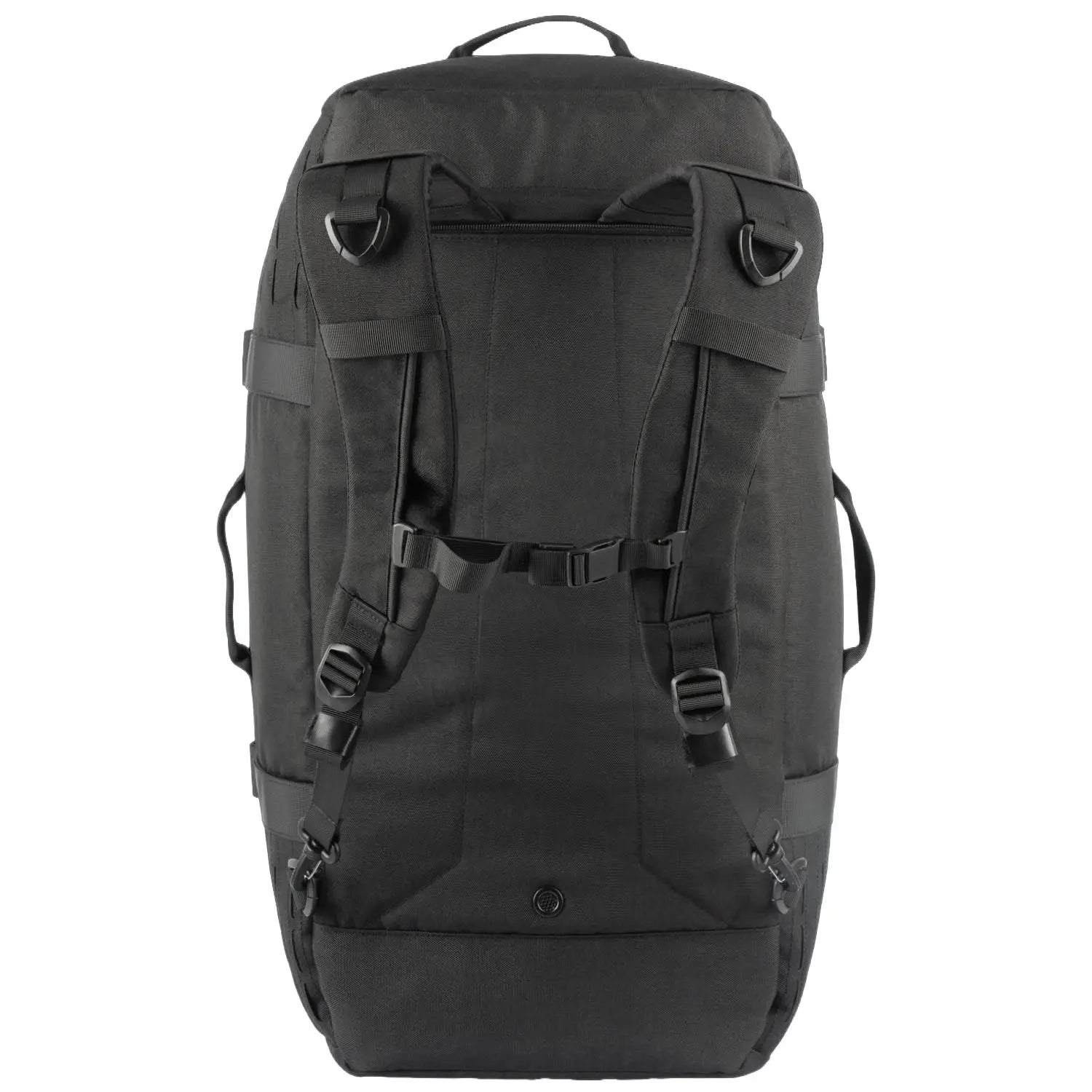 Highlander Stoirm 50L Duffel Bag showing its carry design