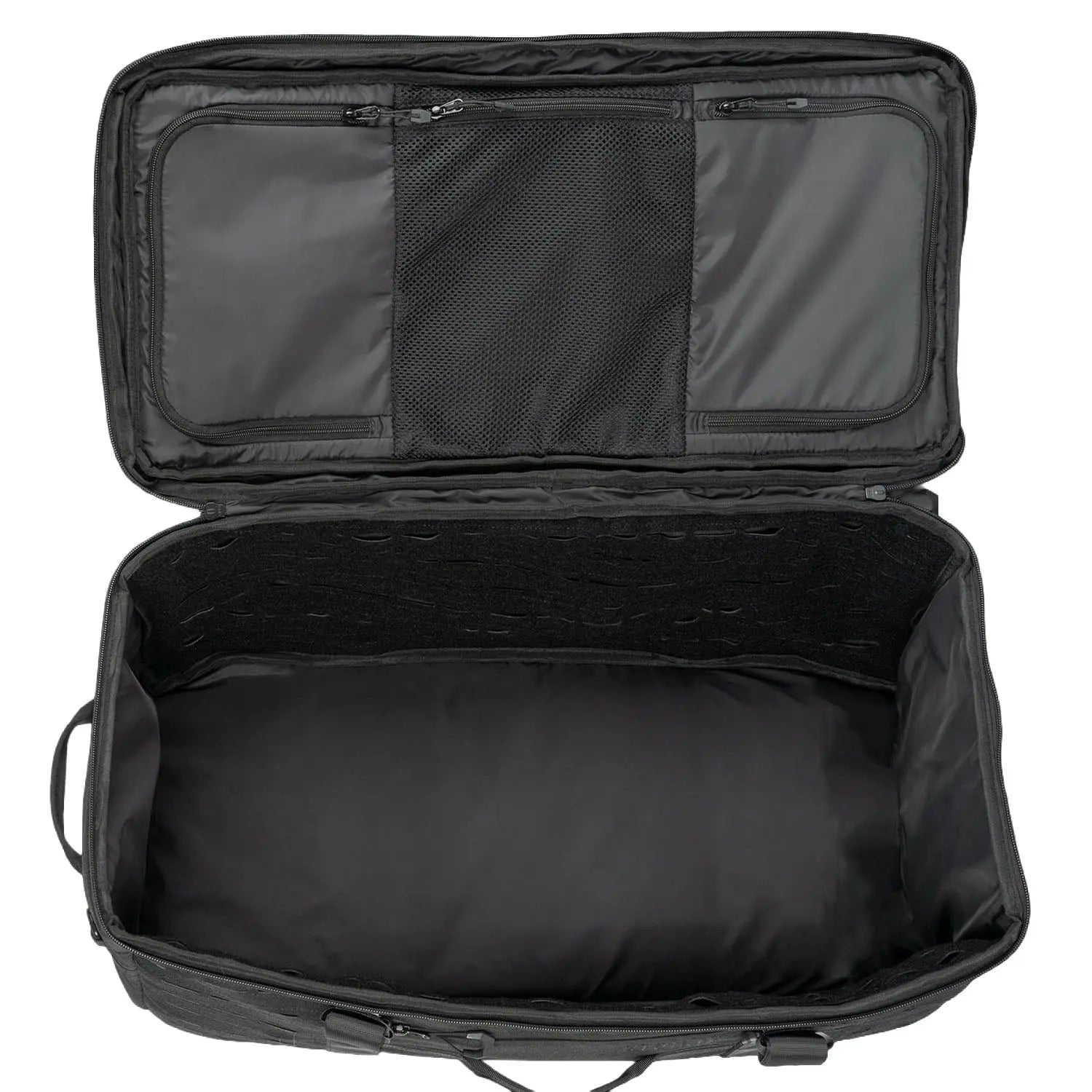Highlander Stoirm 50L duffel bag open compartment