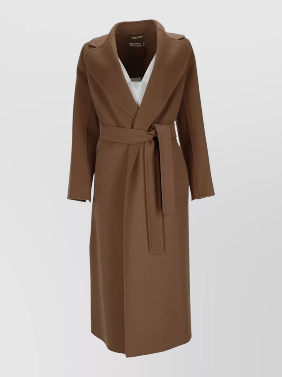 S Max Mara virgin wool belted coat