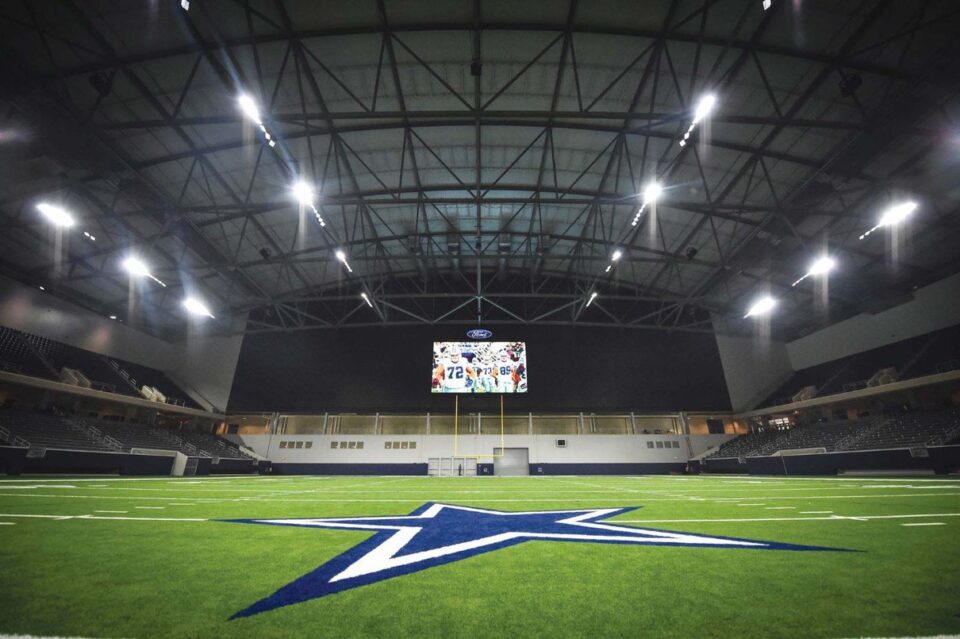 Indoor football field at The Star in Frisco
