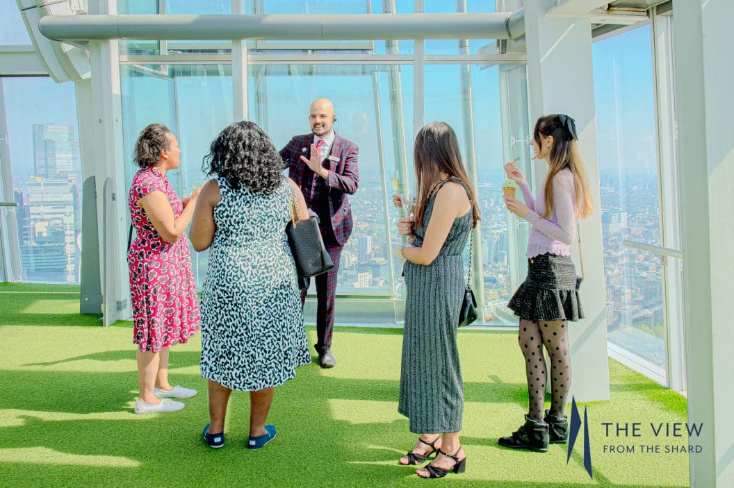 Tasting experience at The View from The Shard