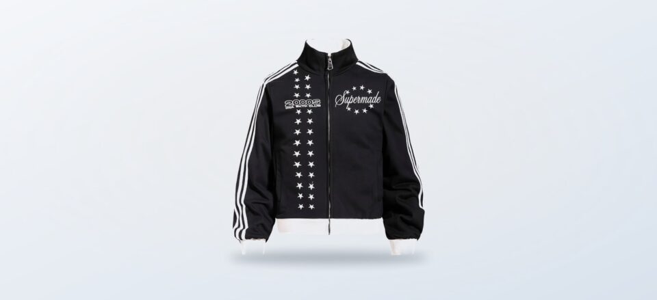 Black star track jacket
