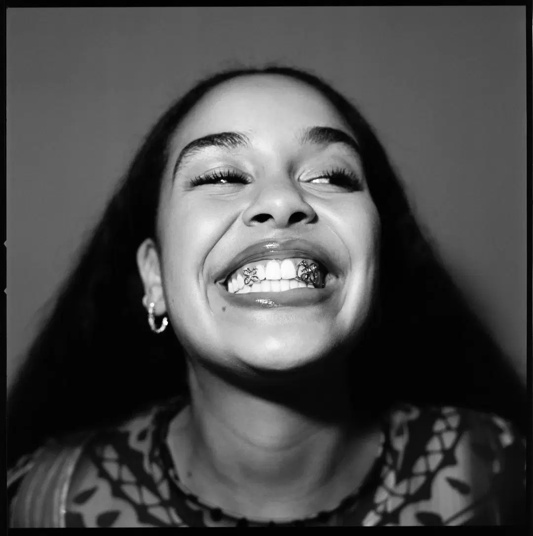 Jorja Smith campaign portrait for a music release