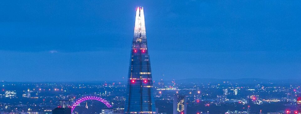 London skyline with The Shard