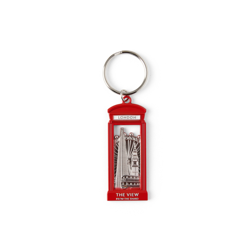 The View from The Shard phonebox charm keyring